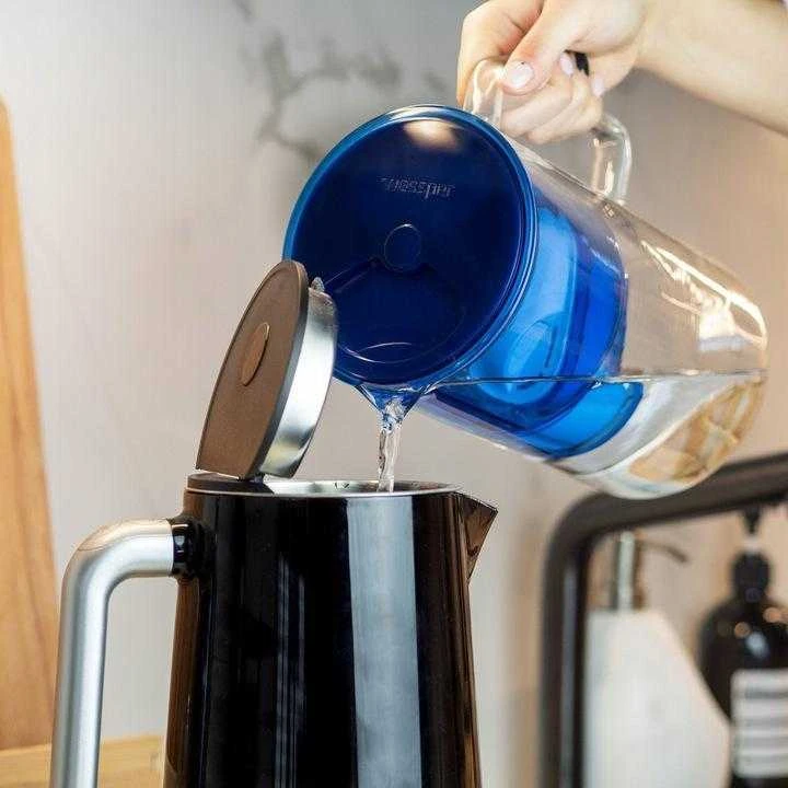 Vandens filtravimo ąsotis Wessper Aquamax Crystalline + 1 vandens filtras | tamsiai mėlynas