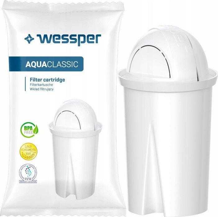 Filtravimo ąsotis Wessper AquaClassic Crystalline (WES202-WH)