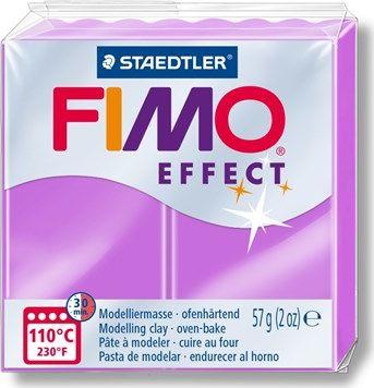Fimo Polimerinė tešla 57 g - Neoninis efektas - Violetinė