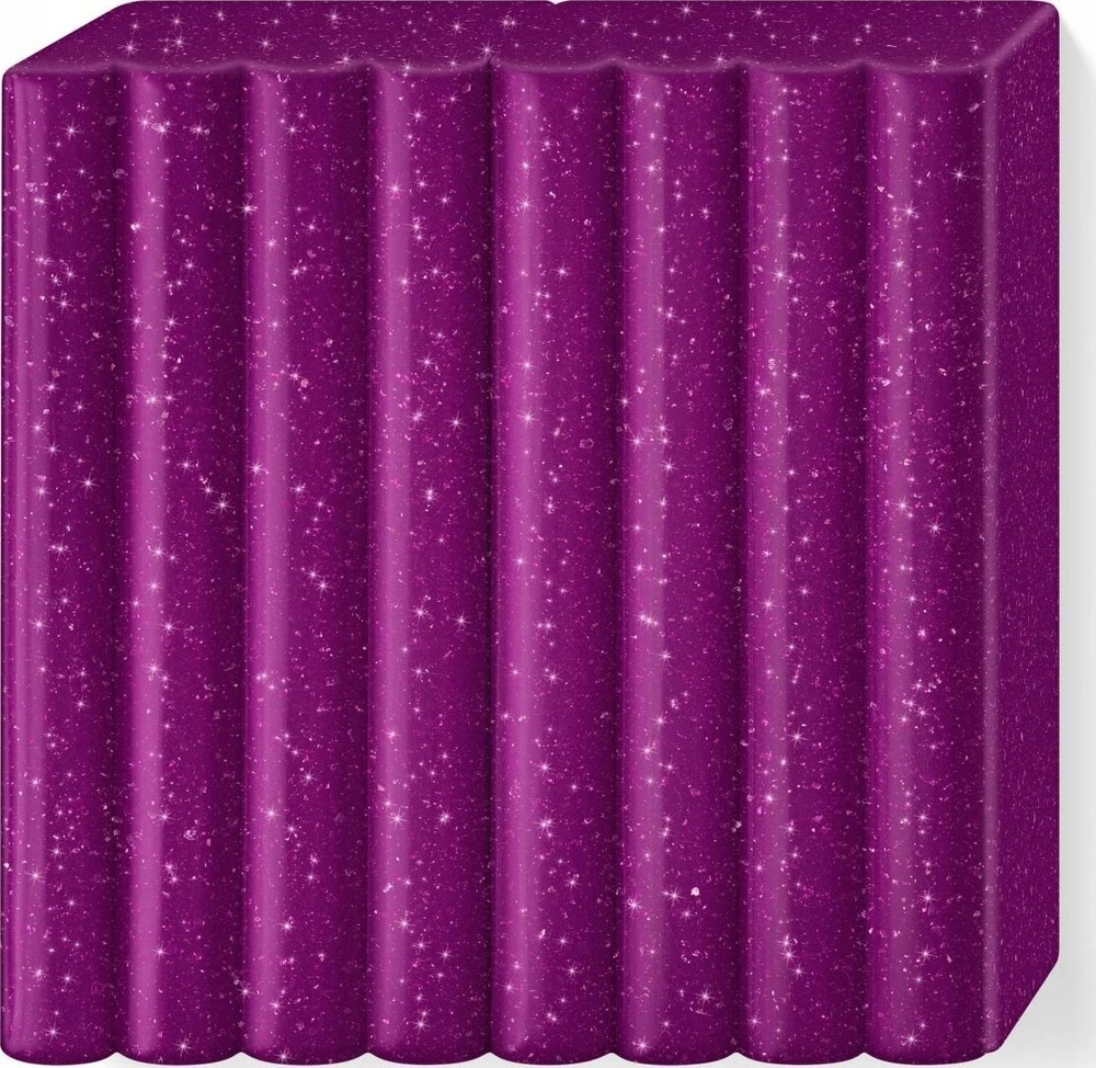 Modelinas Fimo, 56g, švytintis violetinės spalvos