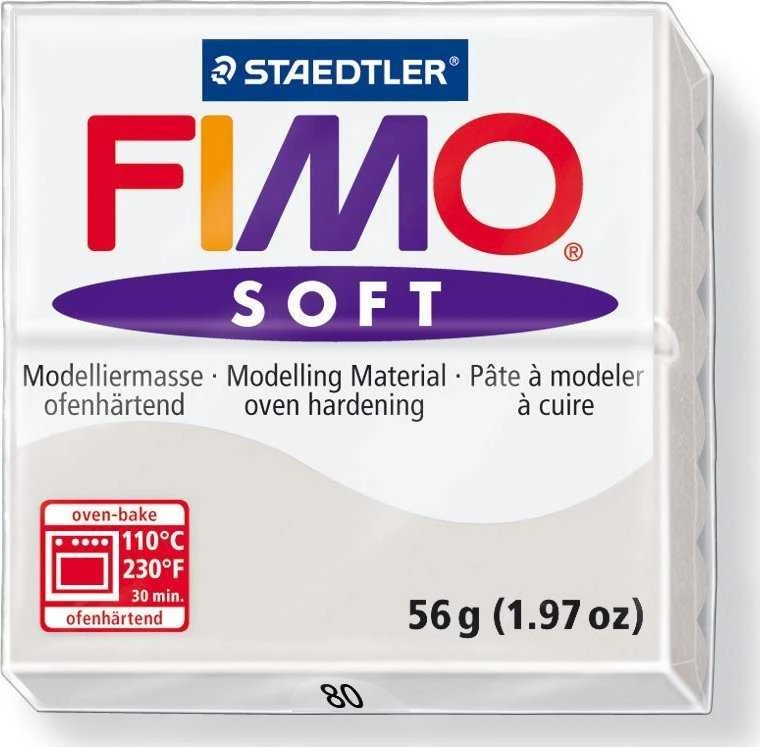 Modelinas FIMO SOFT, 57 g, delfinų pilka sp.
