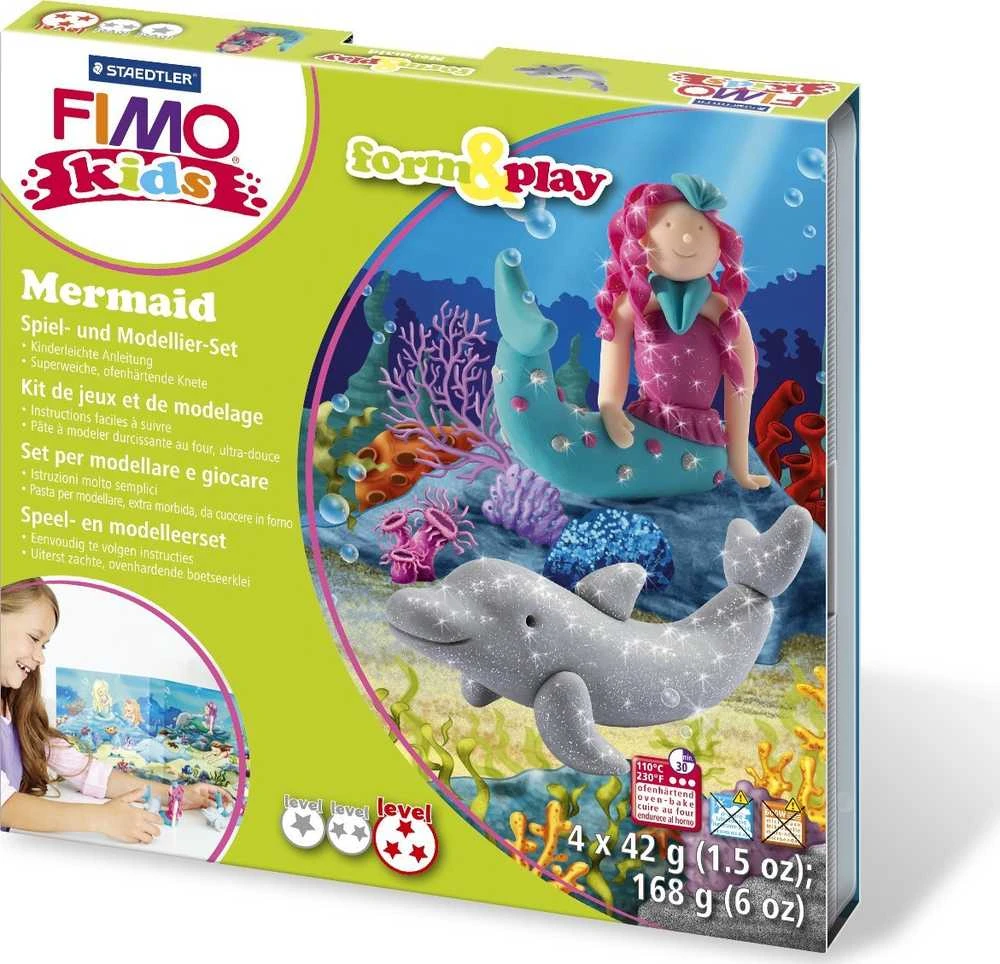 Fimo FIMO Set Mod.masse Fimo kids F&P mermaid