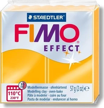 Fimo Termokietė modeliavimo masė Effect neoninis oranžinis 57g