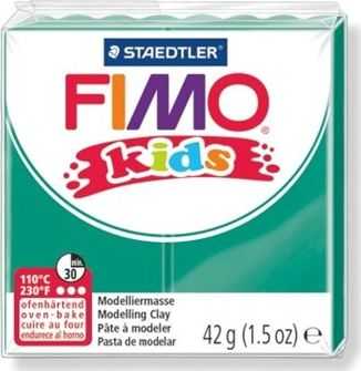 Fimo Kids žalias modelino masė vaikams - 42g