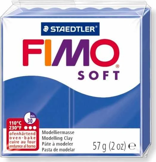 Modelinas FIMO SOFT, 57 g, sodri mėlyna sp.