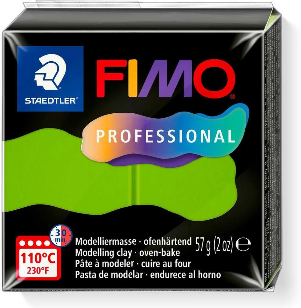 Staedtler FIMO Mod.tešla Fimo prof 57g šviesiai žalia