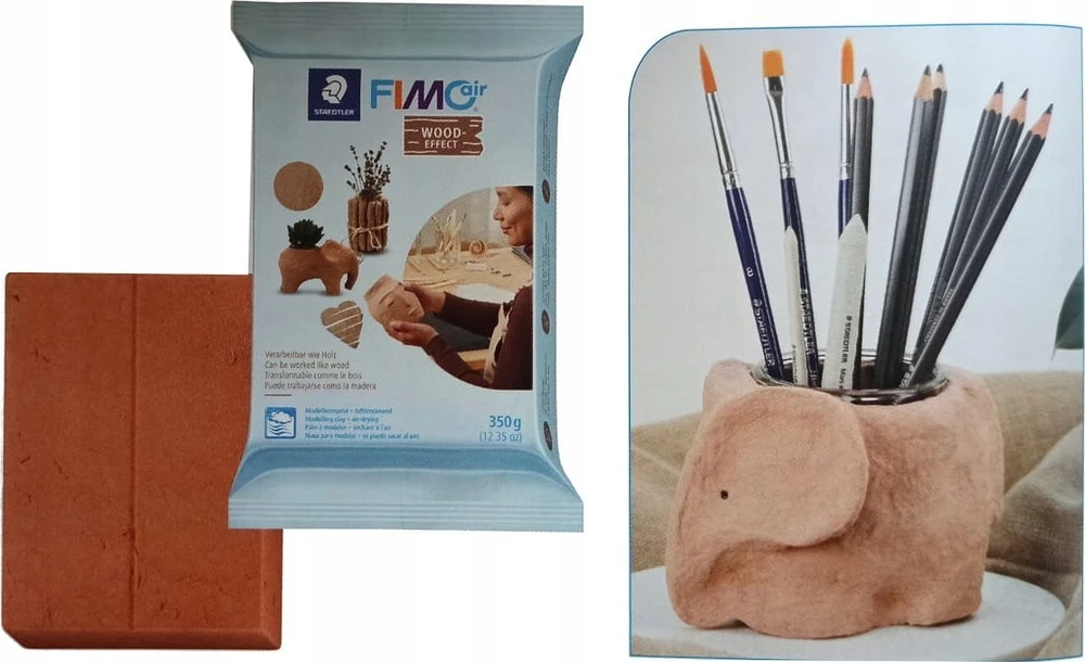 Fimo Mod.masė Fimo Oro efektas 350g drawno mažmeninė prekyba