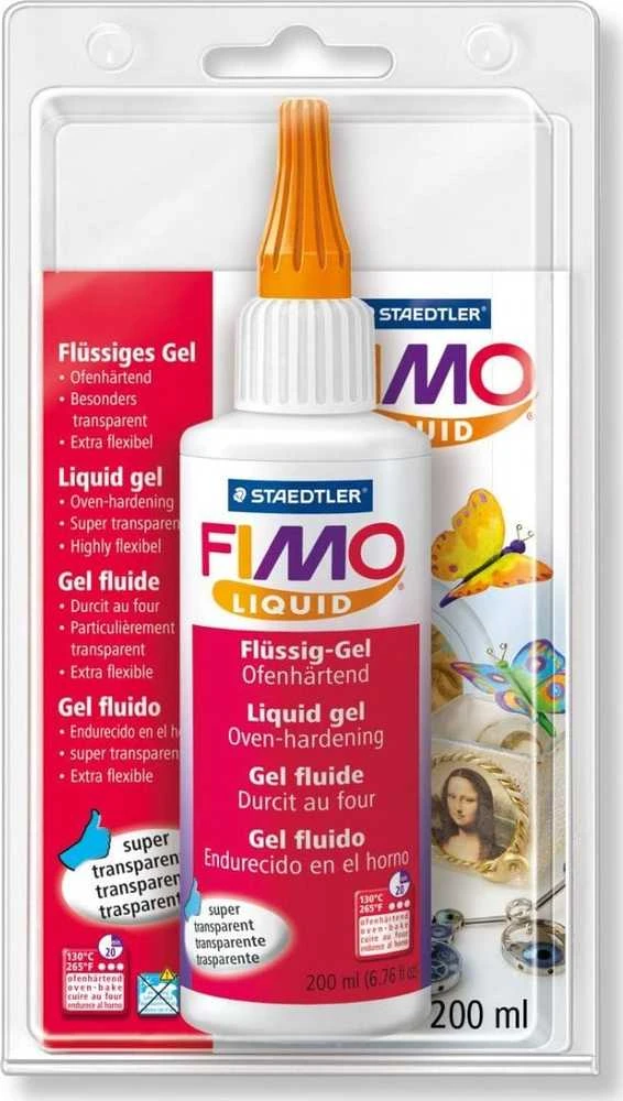 Staedtler Fimo skystas dekoratyvinis gelis, fiksuojantis karščiu, 200 ml