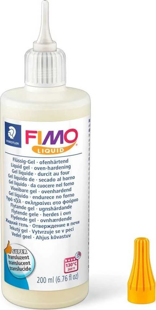 Staedtler Fimo skystas dekoratyvinis gelis, fiksuojantis karščiu, 200 ml