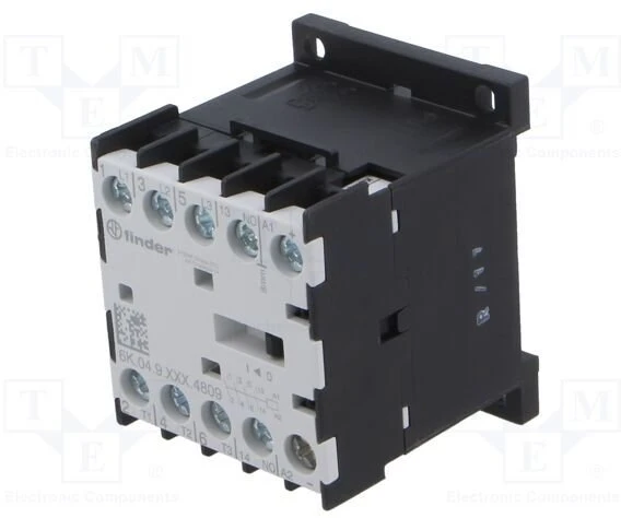 Finder Galios kontaktorius 3 Z 1 Z, 9A-400V AC3, 24V DC 6K.04.9.024.4809