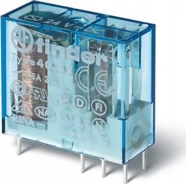 Finder Miniatiūrinė relė 2P 8A 6V DC 40.52.9.006.0000