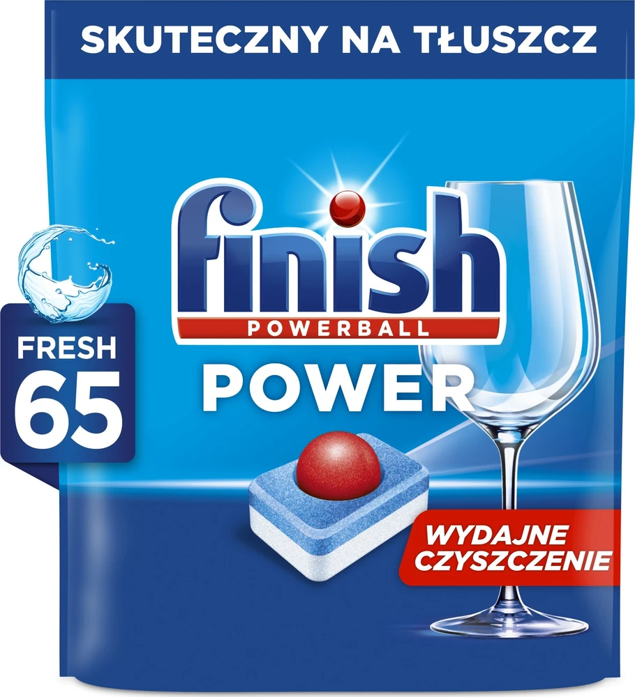 Finish Indų plovimo tabletės Power Viskas 1 65 vnt.