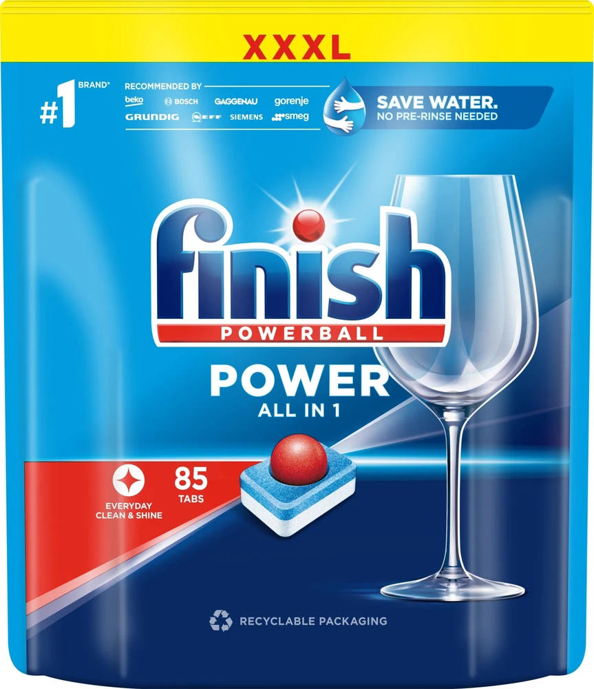 Tabletės indaplovėms FINISH Allin1 Power, 85 vnt
