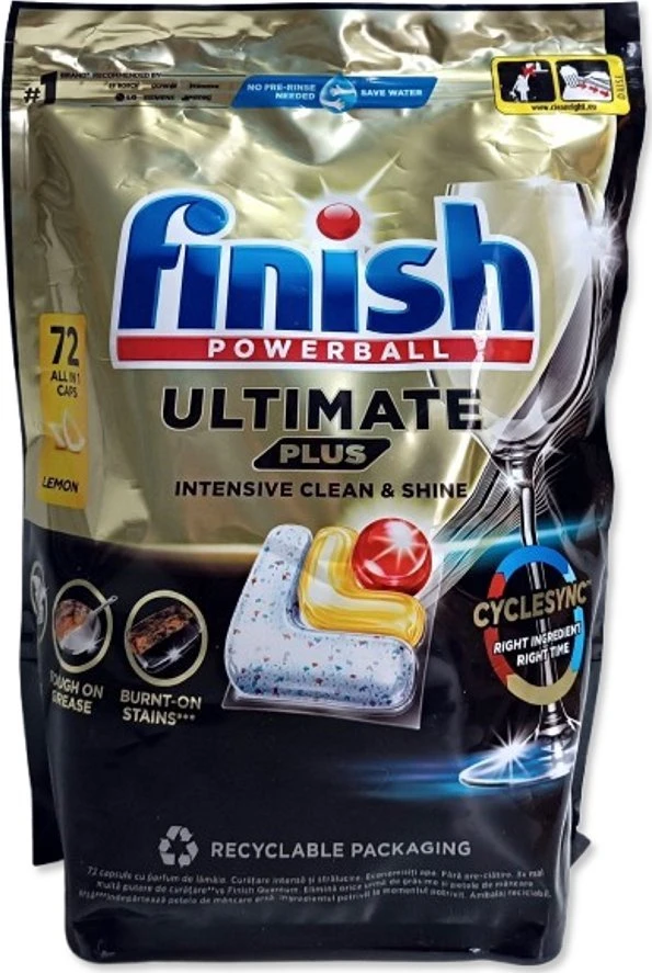 Finish Tabletės do zmywarki Ultimate Plus 72 vnt.