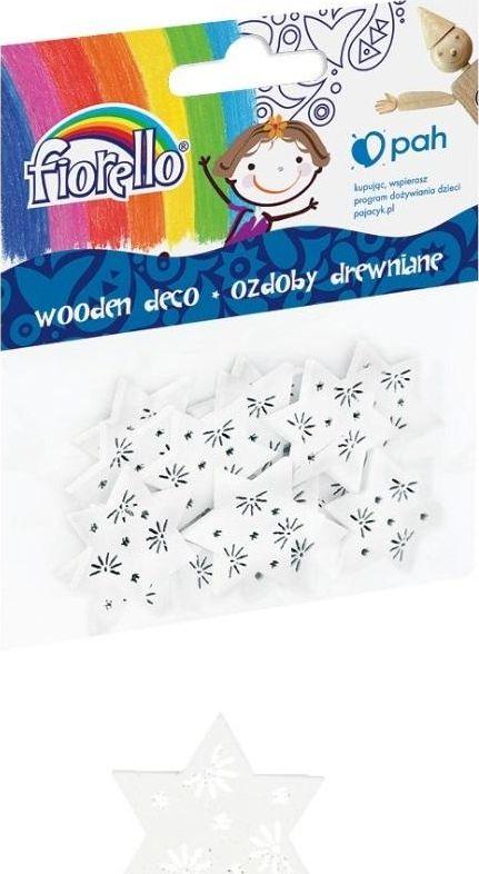 Medinės dekoracijos "fiorello" Gr-wd811, žvaigždutės 29mm (15 vnt.)