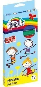 Minkštas plastilinas FIORELLO, 12 sp. po 16 g