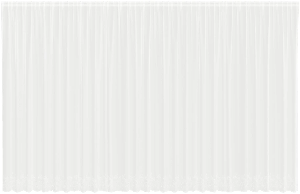 Nėrinių Užuolaida Balta 280 x 750 cm Poliesteris