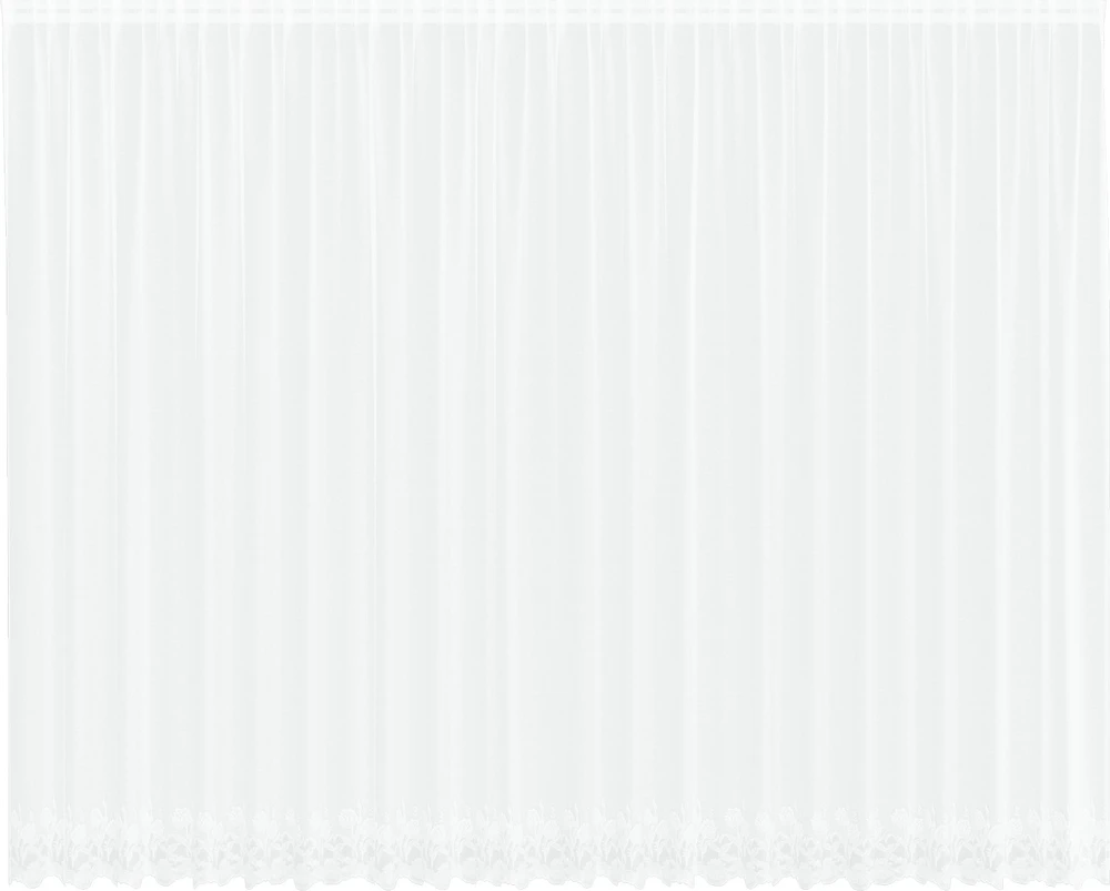 Nėrinių Užuolaida Balta 300 x 600 cm Poliesteris