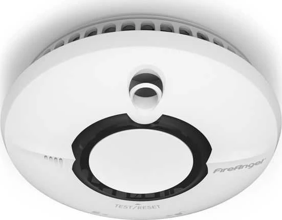 Dūmų sensorius detektorius su ryšio funkcija Kambario stebėjimas dūmų atpažinimui FireAngel ST-630-INT (baltos spalvos)