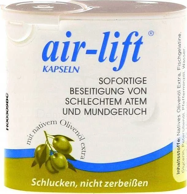 "Air Lift Bio Cosmetics" nedelsiant pašalina blogą kvapą 40 kapsulių