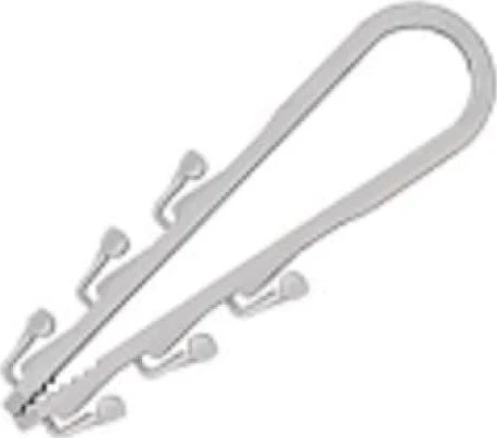 Fischer Fischer kabelio kilpa Steckfix SF plus LS 3/13, spaustukas (lengvas pilkas, 100 vnt.)