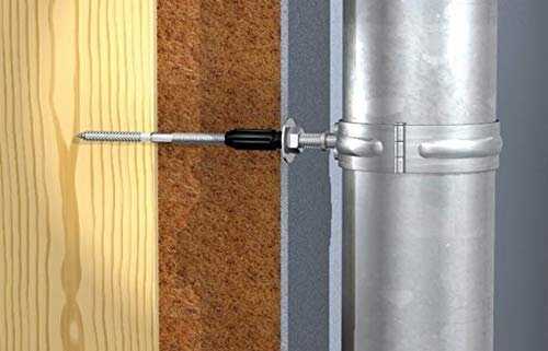 Fischer fischer distancinio tvirtinimo sistema „Thermax 8/100 M6“, kaiščiai (juodi/pilki, 20 vnt.)