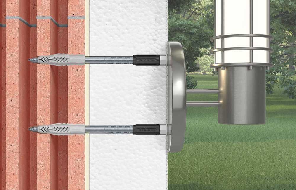 Fischer fischer distancinio tvirtinimo sistema „Thermax 8/100 M6“, kaiščiai (juodi/pilki, 20 vnt.)