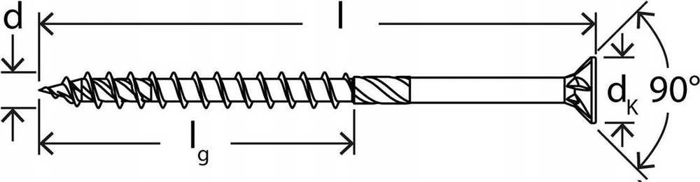 Medvaržtis Fischer TORX; 6,0x100 mm; 100 vnt.