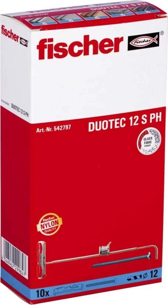 Kaištis su varžtu Fischer DUOTEC 12 S PH; 10 vnt.