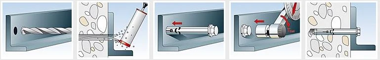 FISCHER ANKERIS FSL 10/12 B 10×50 DIDELĖMS APKROVOMS