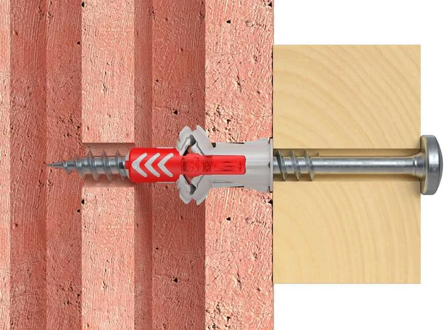 Kaištis Fischer DuoPower, varžtiniai, 12 mm x 60 mm, 2 vnt.