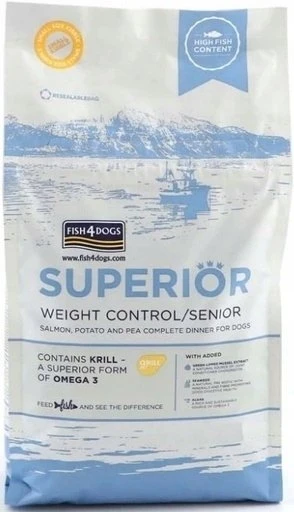 Šunų maistas - FISH4DOGS Superior Senior lašiša 6kg Be glitimo Mažų veislių