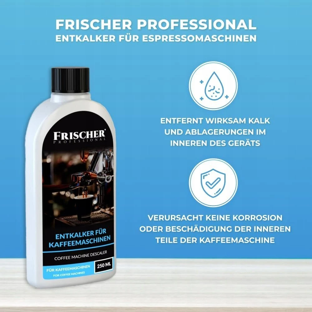 Nukalkinimo priemonė automatiniams kavos aparatams Frischer 0,25 l (koncentratas)