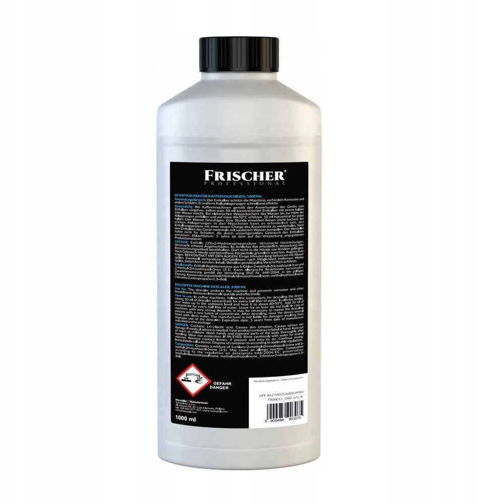 Virdulys and kavos virimo aparatas descaler Frischer 1l (concentrate)