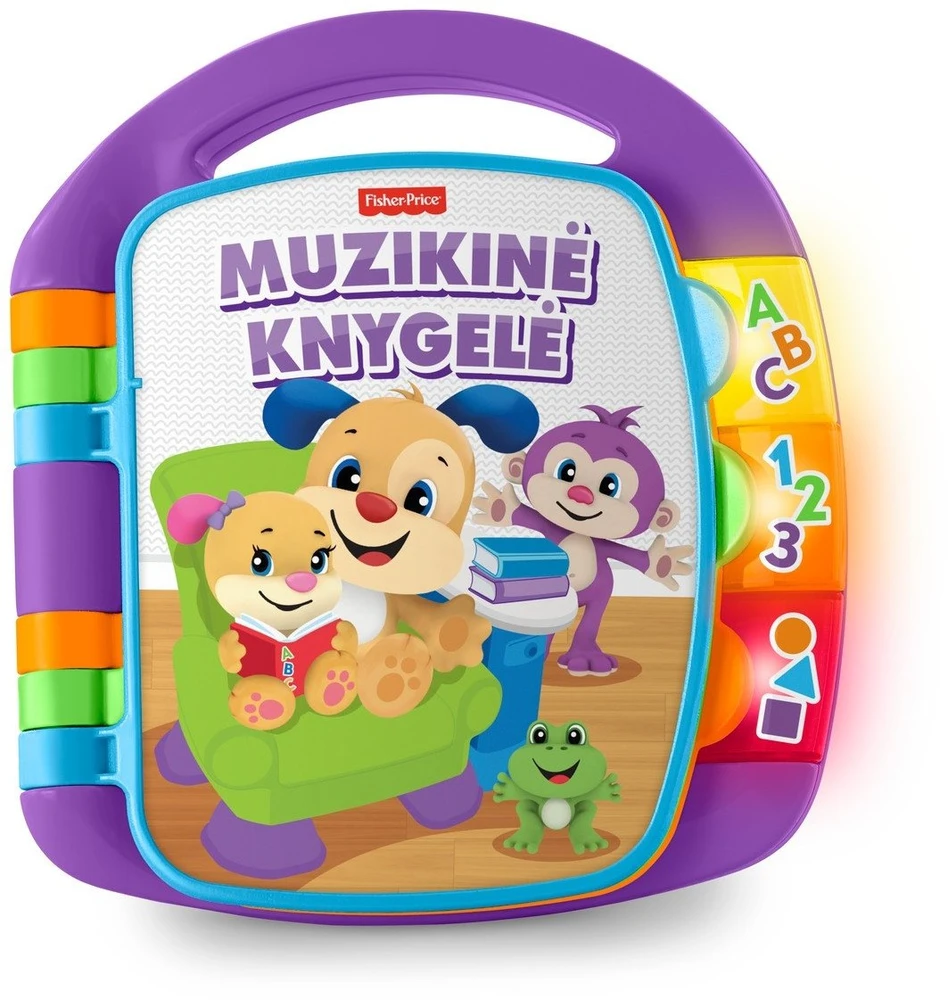 Fisher price Muzikinė knygelė (Lietuviškai įgarsintas)