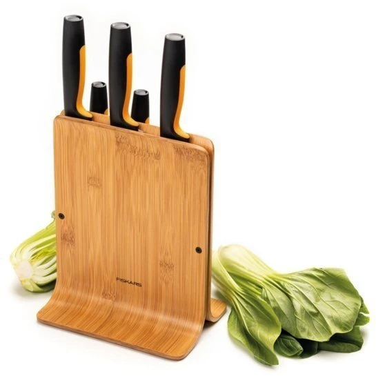 Fiskars "Functional Form" 5 peilių rinkinys su stovu