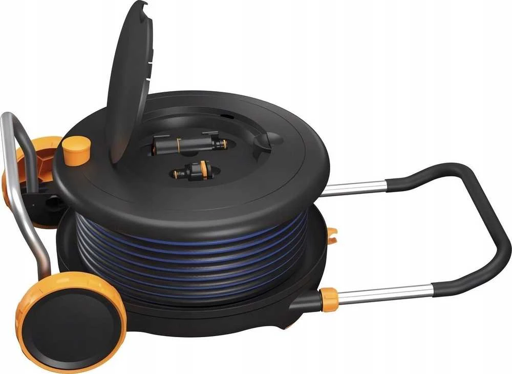 Fiskars Sodo ritė su 30 m žarna Waterwheel  L