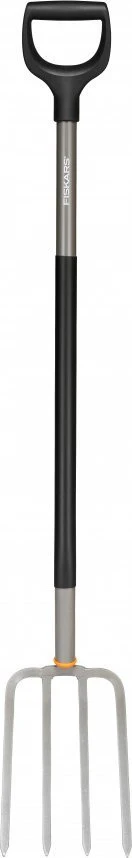Fiskars Ergonomic šakė daržui (plokščiais virbais)
