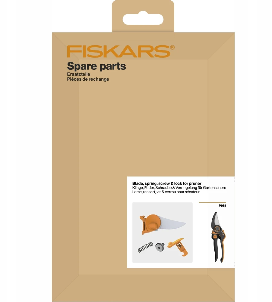 Fiskars FISKARS AKCESORIA X-SERIES Rinkinys DO SEKATORA P981 OSTRZE, SPRĘŻYNA, ŚRUBA