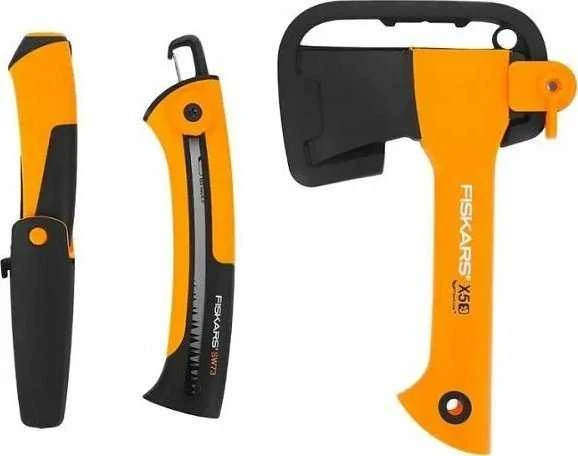 Kirvis Fiskars X5 + priedai
