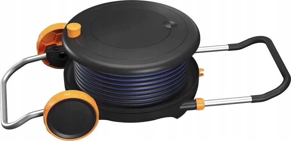 Fiskars Laistymo ritė M su žarna (1/2") 20m