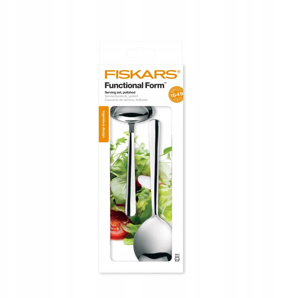 FISKARS FF SERVAVIMO ĮRANKIŲ RINKINYS, BLIZGUS