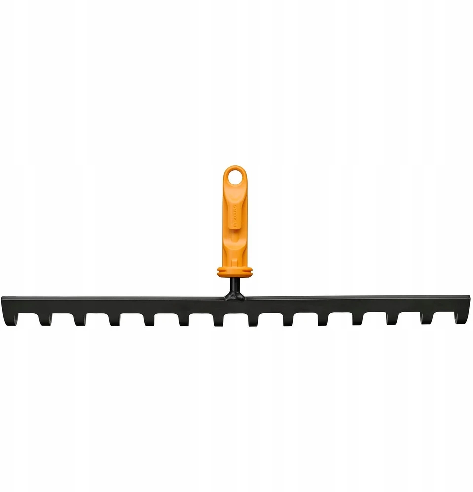 FISKARS GRĖBLYS DIRVAI 14 DANTŲ, METALINIS, GALVUTĖ ONECLICK SISTEMAI
