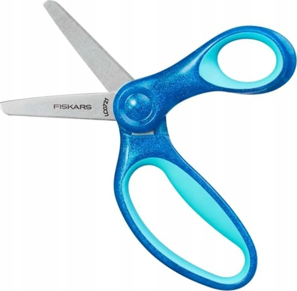 Fiskars 13cm žirklės vaikams su blizgiomis rankenomis