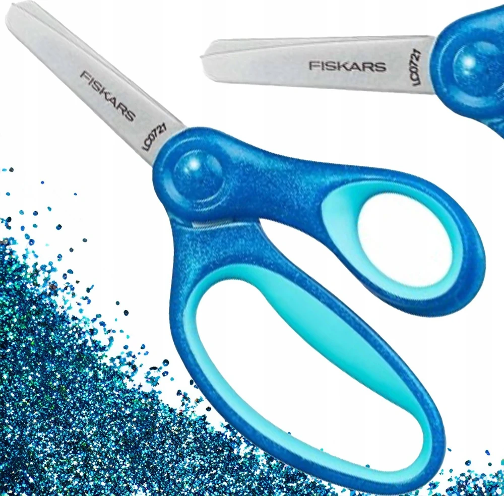 FISKARS VAIKIŠKOS ŽIRKLĖS 13cm MĖLYNOS