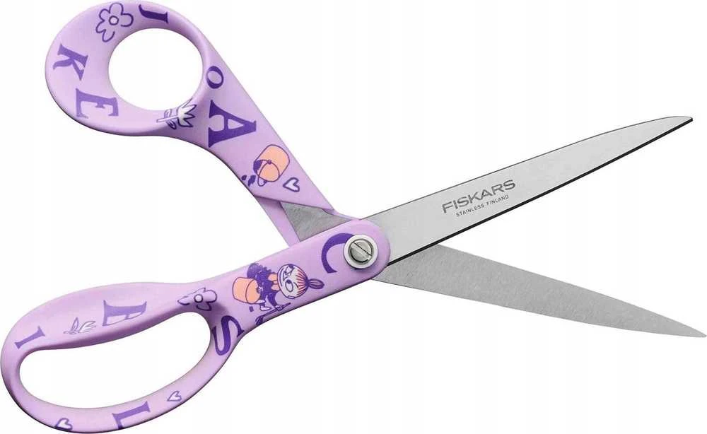 Fiskars Moomin universalios žirklės 21cm ABC
