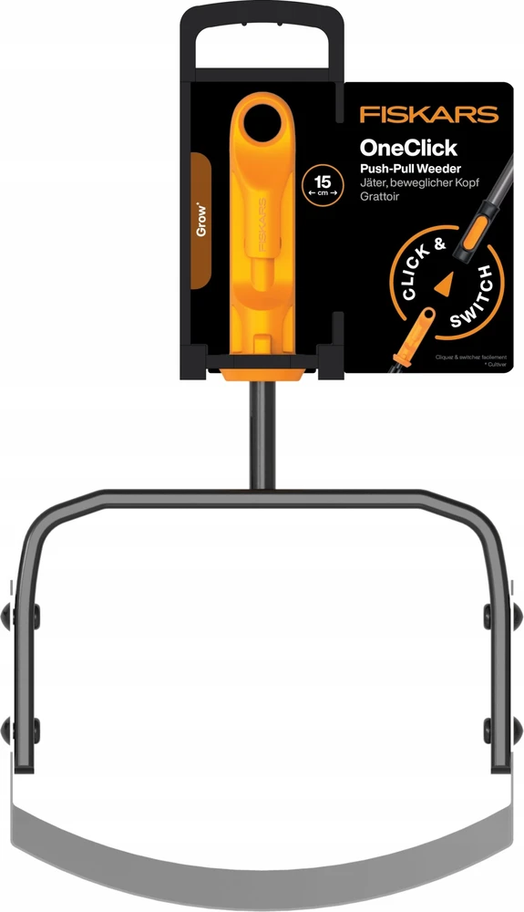 Odchwaszczacz Fiskars OneClick skydinis grėblys