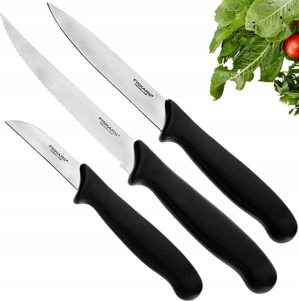 3 peilių rinkinys Fiskars Essential 1065584