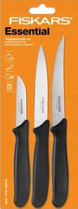 3 peilių rinkinys Fiskars Essential 1065584