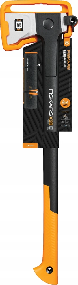 Fiskars Komplet Rinkinys: kirvis x28 f1069107 + galąstuvas fs120740